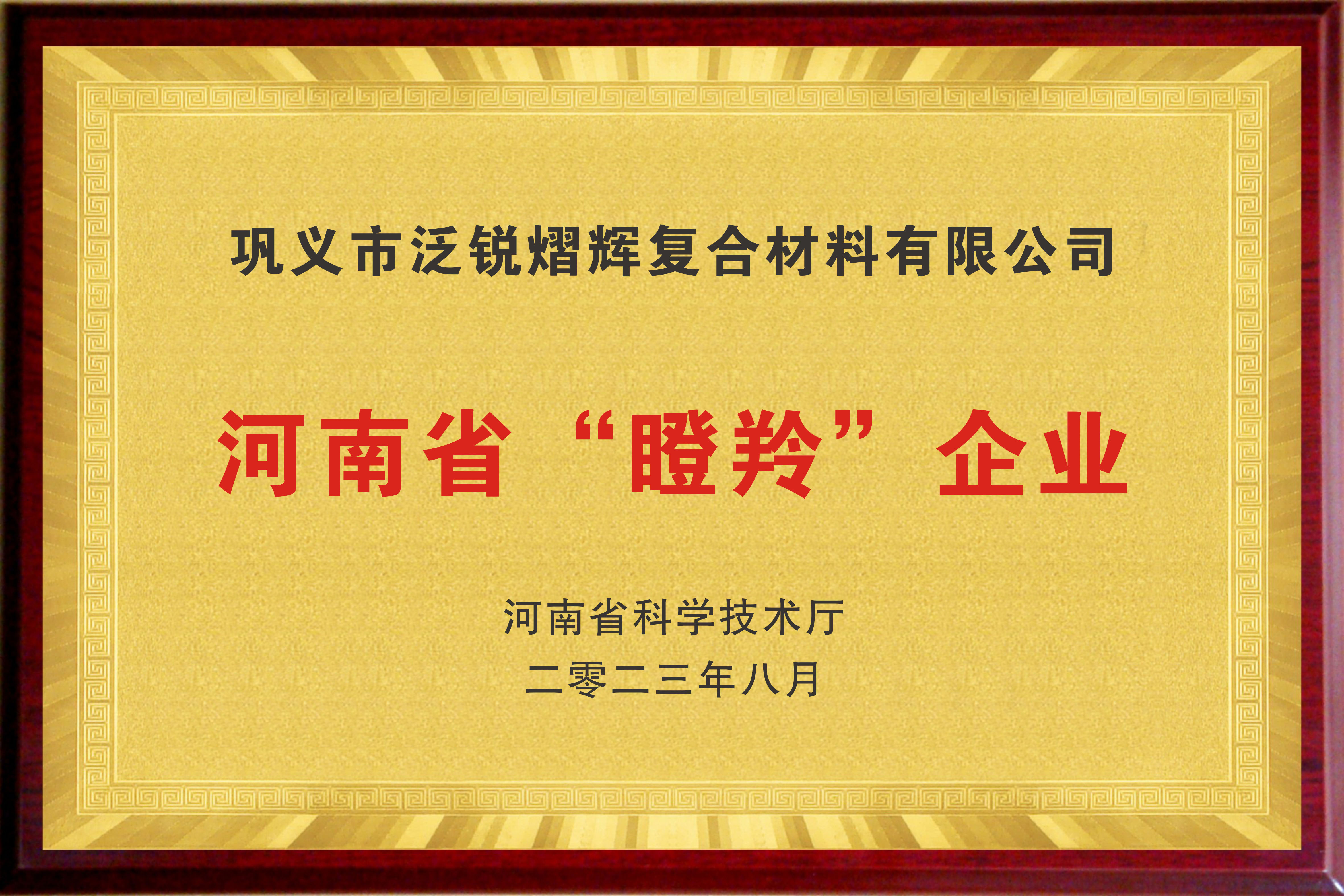  河南省“瞪羚”企業